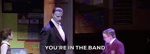 Phantom GIF- You're in the Band GIF- Andrew Lloyd Webber GIF