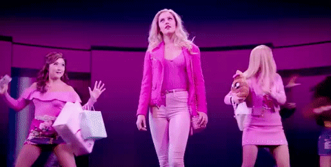 Mean Girls GIF- Plastics GIF- Broadway- Ashley Park Kate Rockwell Taylor Louderman GIF