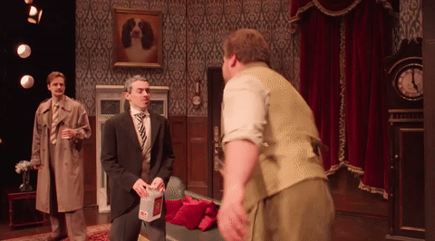 Jonathan Sayer GIF - Henry Lewis GIF- Play that goes wrong GIF