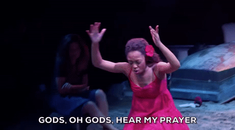 Once On This Island GIF- prayer GIF- Hailey Kilgore