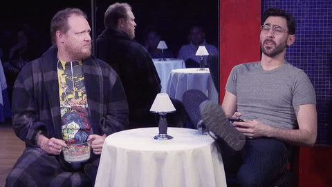 Max Crumm GIF- texting GIF- Hot Mess