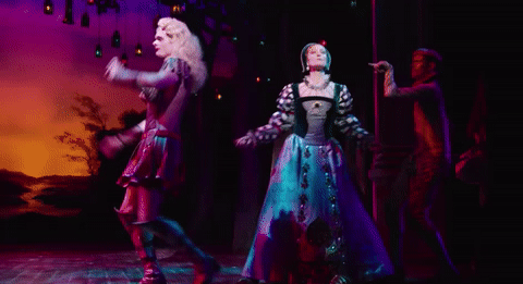Rachel York Head Over Heels GIF- We got the beat