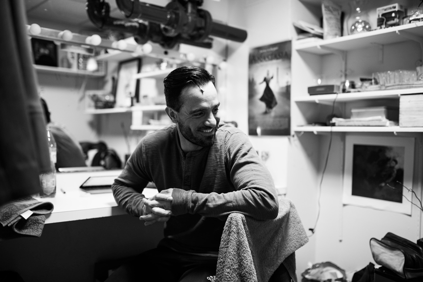 Ramin Karimloo- Anastasia - Musical- Broadway- Backstage