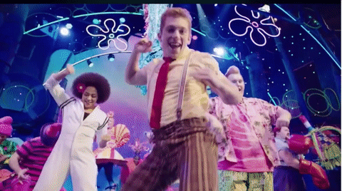 Spongebob Squarepants GIf- Musical Broadway- Ethan Slater GIF