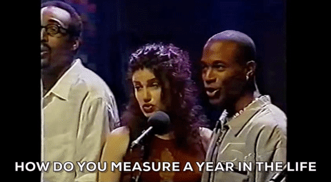 Seasons of Love GIF- Rent GIF- OBC GIF- Broadway GIF- Idina Menzel GIF- Taye Diggs GIF