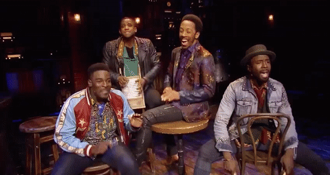 Kyle Taylor Parker GIF- Smokey Joe's Cafe Revival GIF Musical Broadway