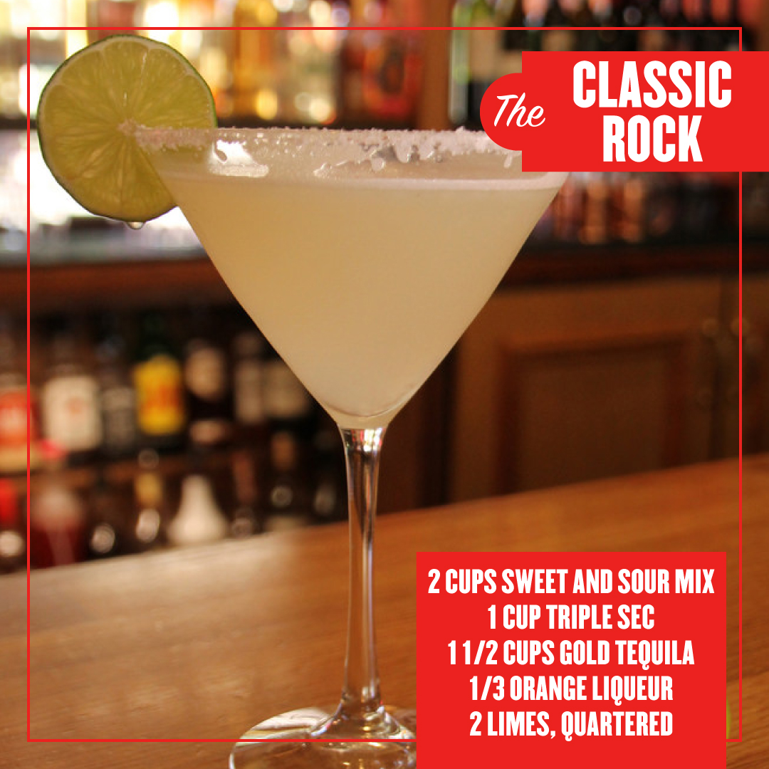 Margarita Recipes- School of Rock on Broadway- Classic Rock