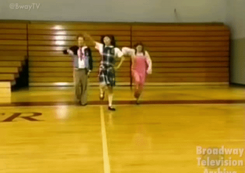 Jesse Tyler Ferguson GIF- Spelling Bee GIF- Celia Keenan Bolger GIF
