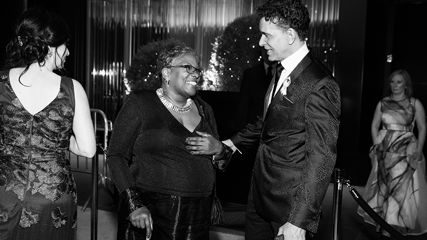 Tony Awards- brian Stokes Mitchell- Marilyn McCormick- Teacher