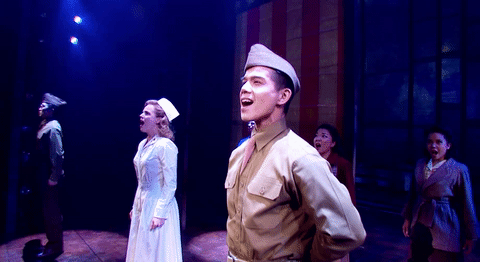 Telly Leung GIF- Allegiance GIF- Salute GIF