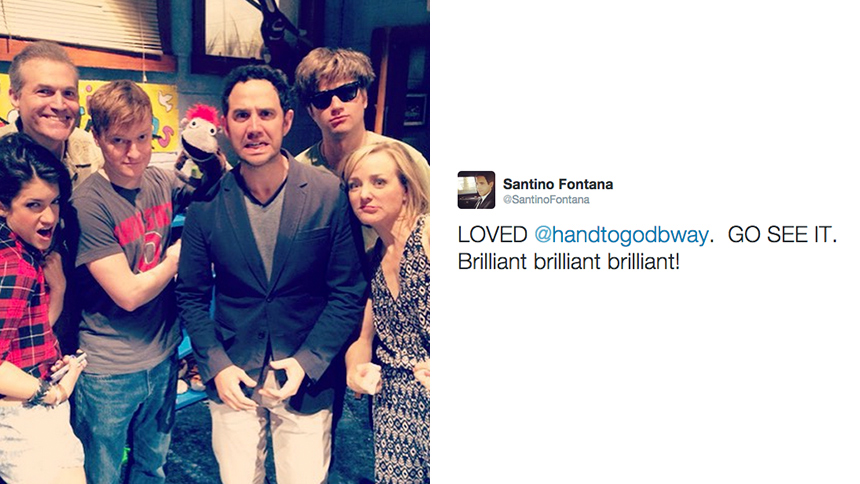 Santino Fontana- Hand to God- Broadway