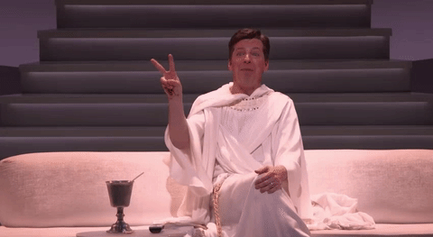 Sean Hayes GIF- Act of God GIF- Watching You GIF