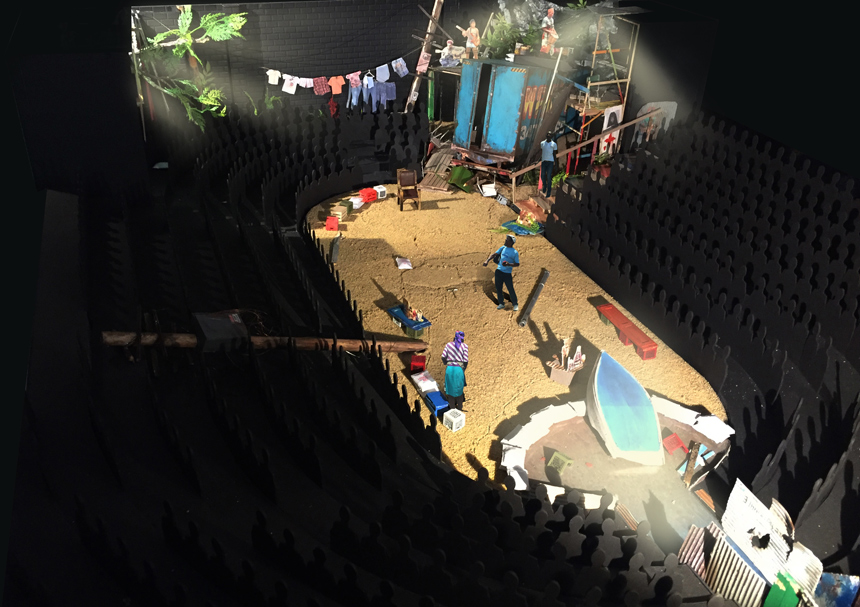 Once On This Island Set Design Revival- Dane Laffrey- Set Model