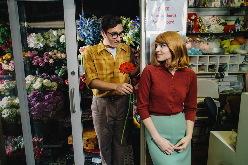 Julesy Flavelle as Audrey & Daniel Youngelman as Seymour- Little Shop of Horrors- NYU- Tisch New Theatre
