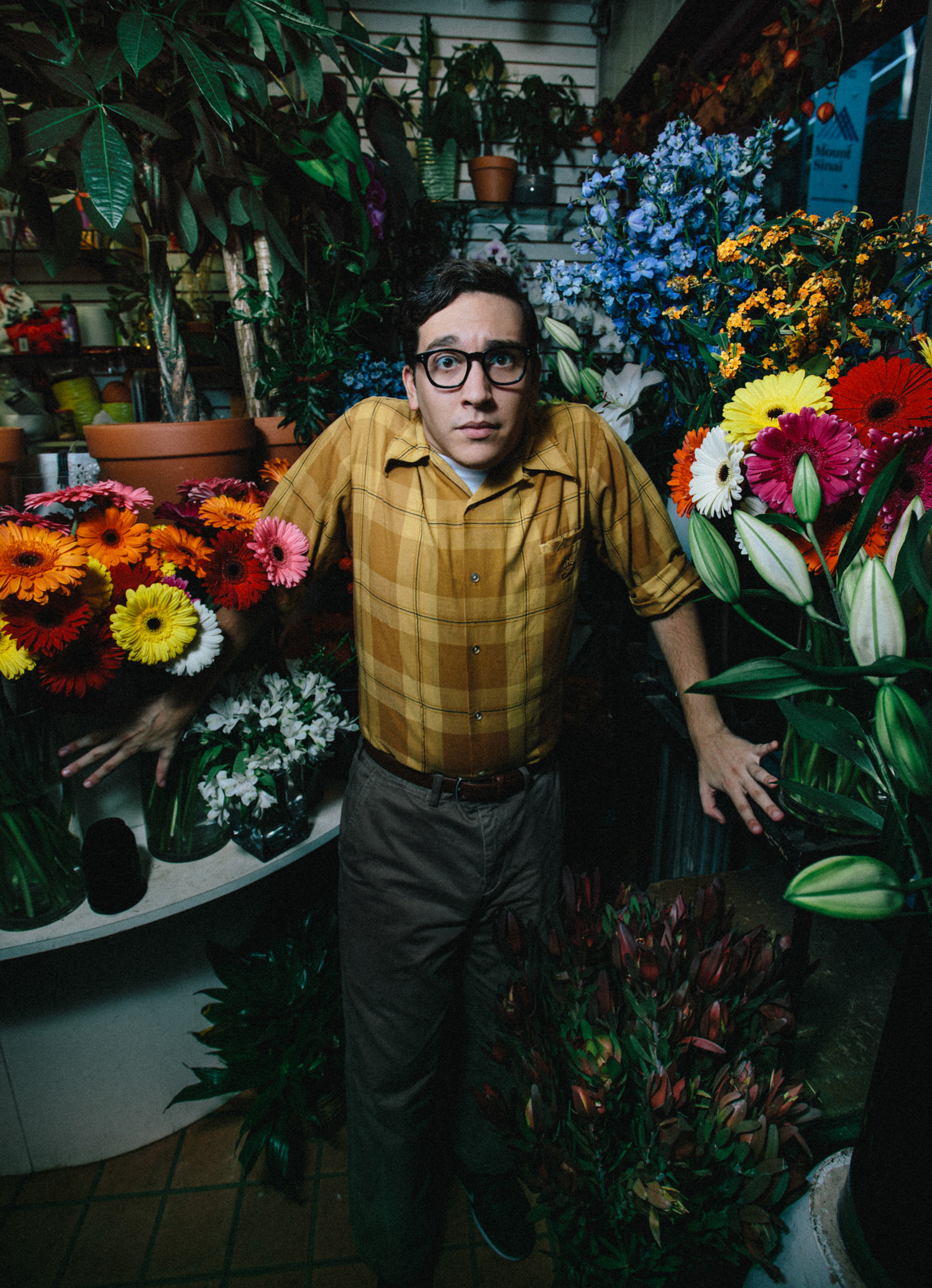 Daniel Youngelman as Seymour- Little Shop of Horrors- NYU- Tisch New Theatre