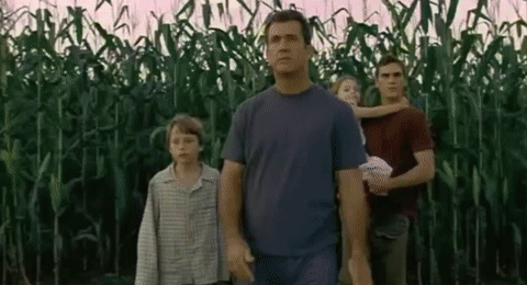Signs GIF- Mel Gibson GIF- Movie