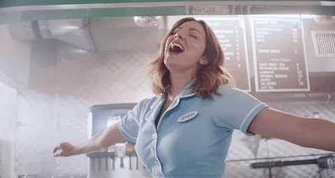 Katharine McPhee Waitress GIF