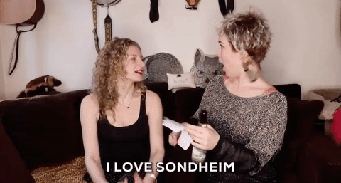 I love Sondheim GIF- Stephen Sondheim GIF- Laura Molina GIF