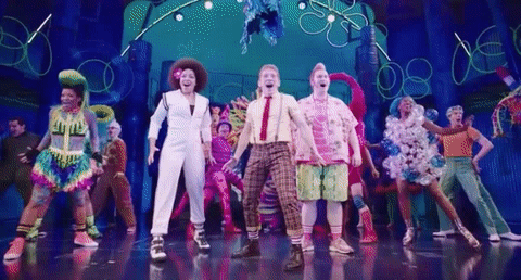 Spongebob Squarepants GIf- Musical Broadway- Finale