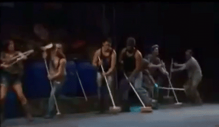Stomp Gif- Brooms Gif