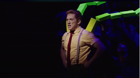 Spongebob Squarepants GIf- Musical Broadway- Ethan Slater GIF