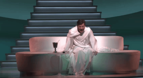 Sean Hayes GIF- Act of God GIF- Gossip GIF