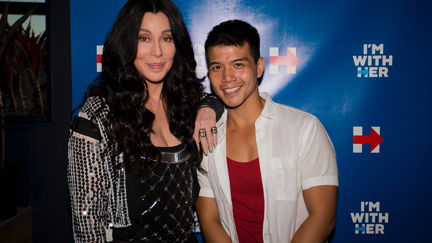 Telly Leung- Cher- Hillary- Fire Island