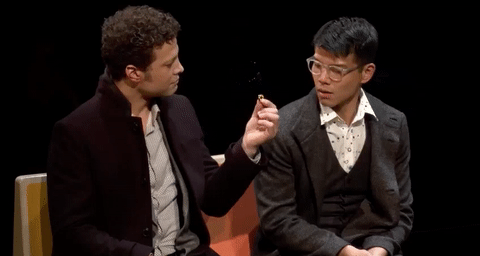Telly Leung GIF- Justin Guarini GIF- Gay engagment gif
