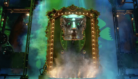 The Wizard of Oz-Wicked Broadway Musical-Head Machine-GIF