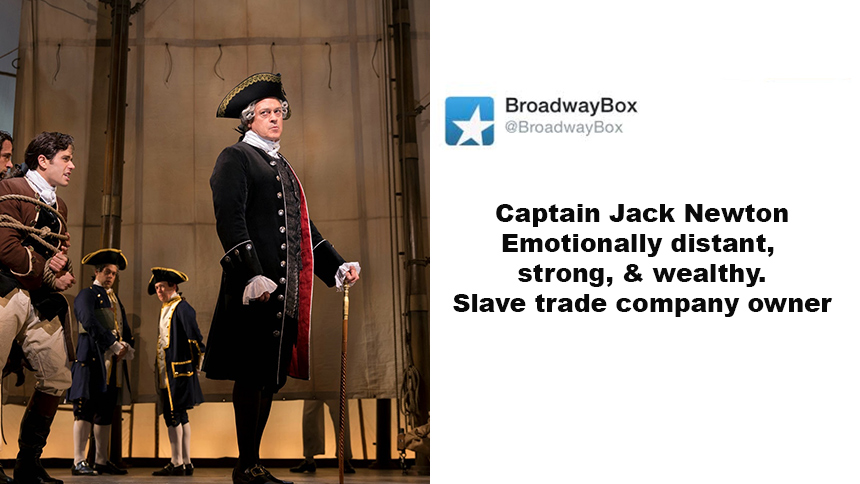 Tom Hewitt- Captain Newton- Amazing Grace- Broadway