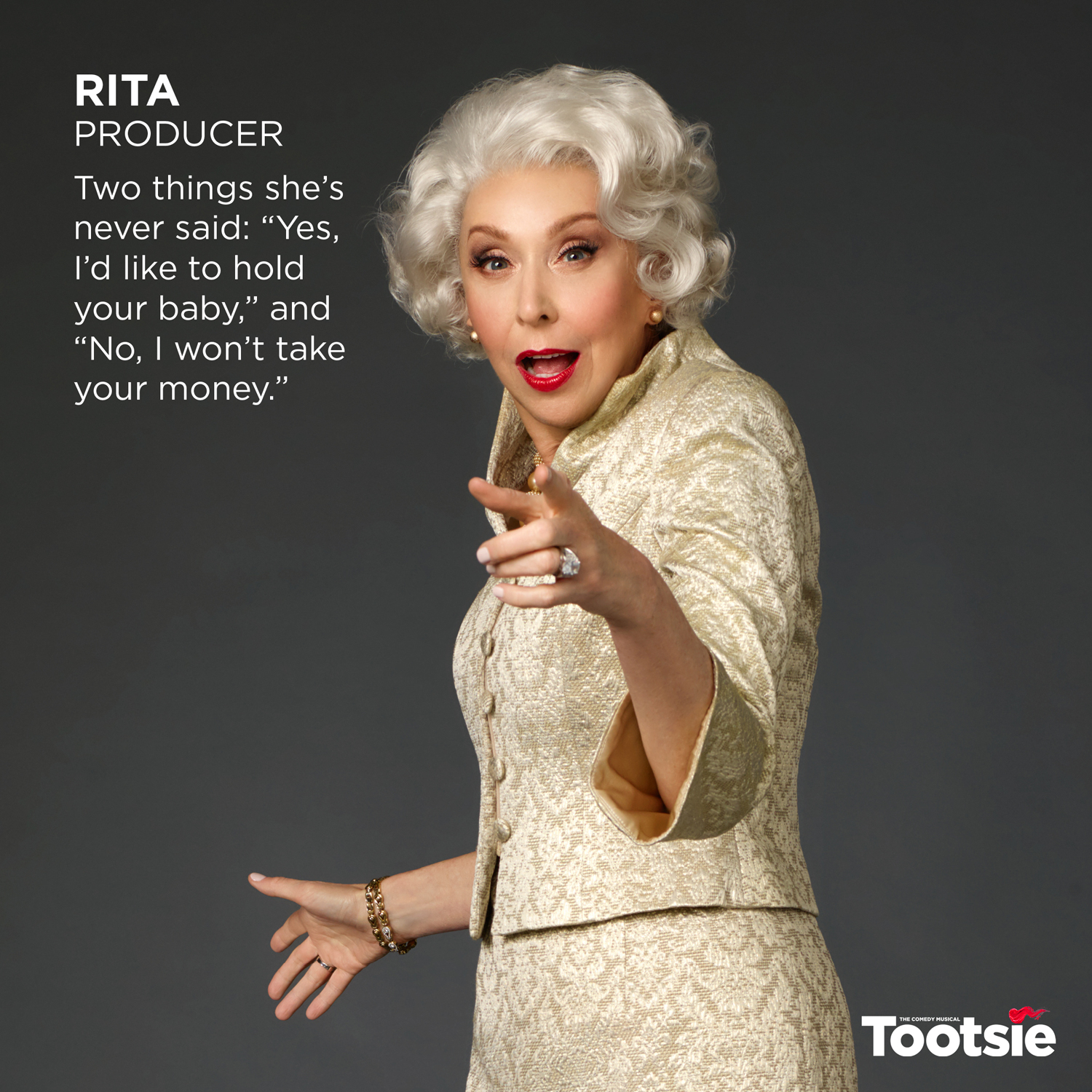 Tootsie Broadway Musical- Characters- Julie Haltson-Rita
