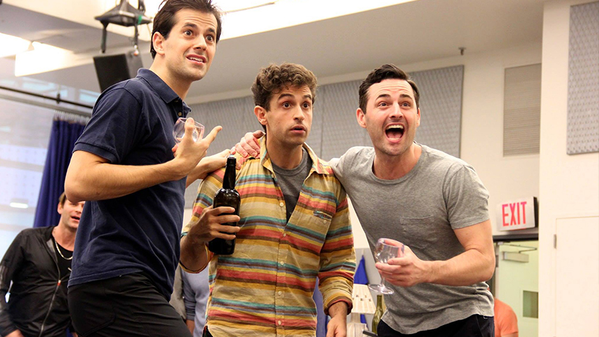 Max von Essen- An American in Paris- Rehersal- Robert Fairchild- Brandon Uranowitz