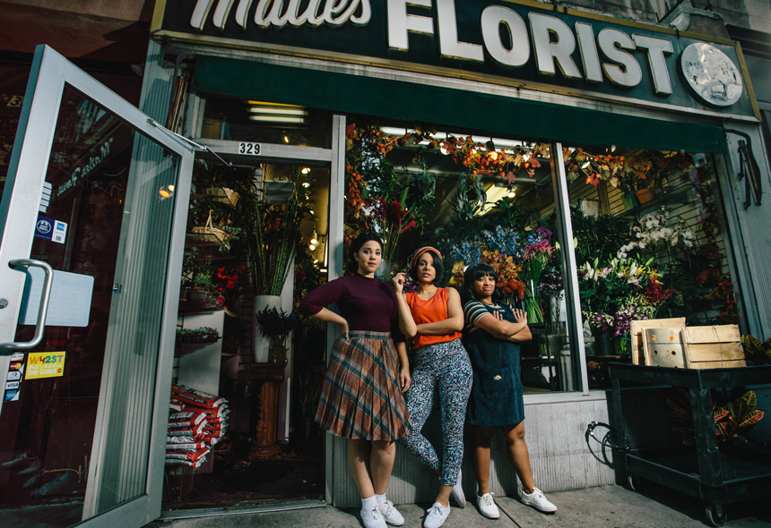 Kaila Wooten, Alex Lugo & Tyaela Nieves- Little Shop of Horrors- NYU- Tisch New Theatre