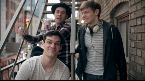 Tuck Boys GIF- Andrew Keenan Bolger GIF- Robert Lenzi GIF- Michael Wartella GIF