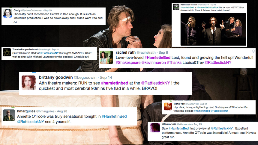 Hamlet in Bed- Reviews- Twitter