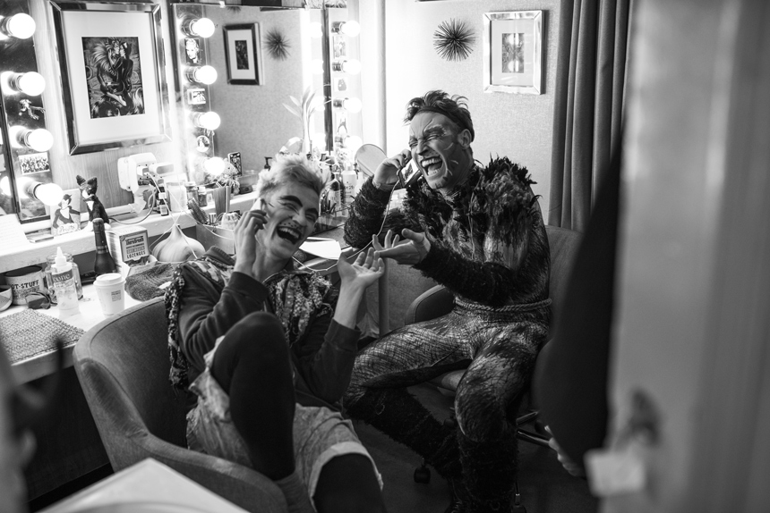 Cats- Broadway- Revival- Ricky Ubeda- Tyler Hanes- Backstage- Dressing Room