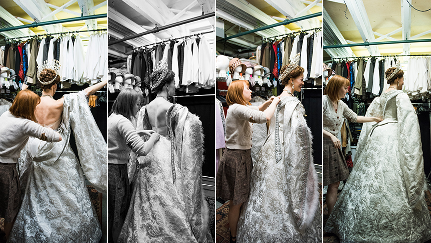Lauren Blackman- Bonnie Prather- Anastasia - Musical- Broadway- Backstage