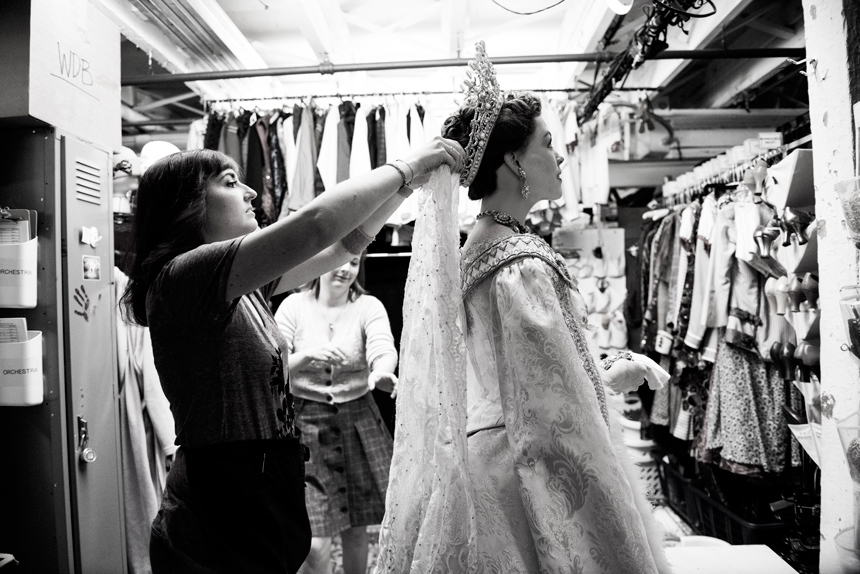 Lauren Blackman- Bonnie Prather- Jess McGinty- Anastasia - Musical- Broadway- Backstage