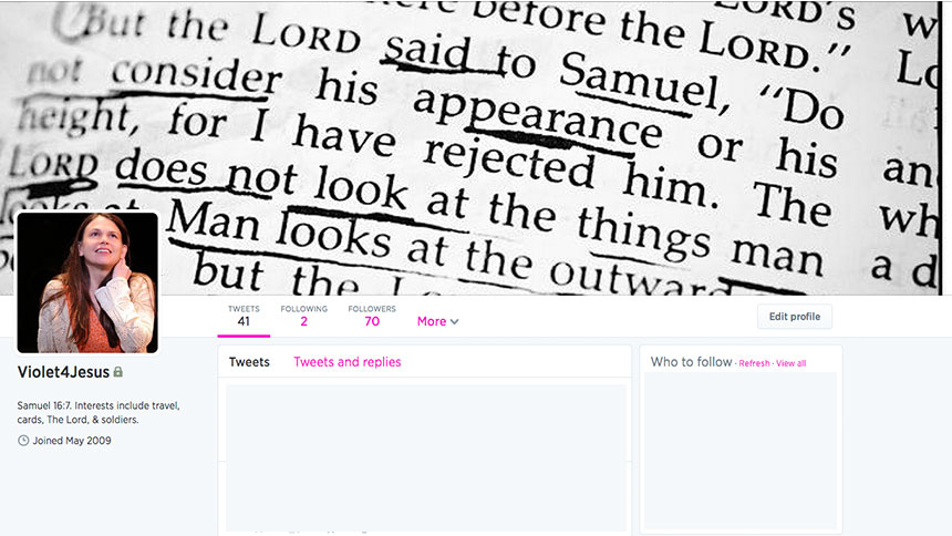 Violet Twitter
