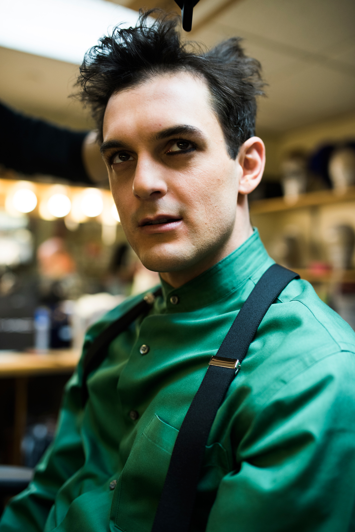 Spongebob Squarepants - Musical- Broadway-Backstage- Wes Taylor- Plankton