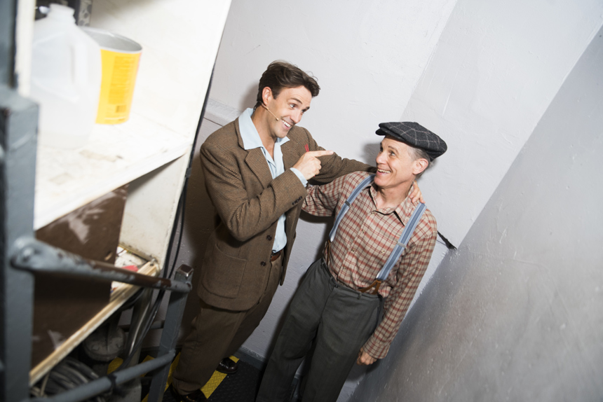 Sunset Boulevard- Broadway- Michael Xavier- Backstage- Jim Walton