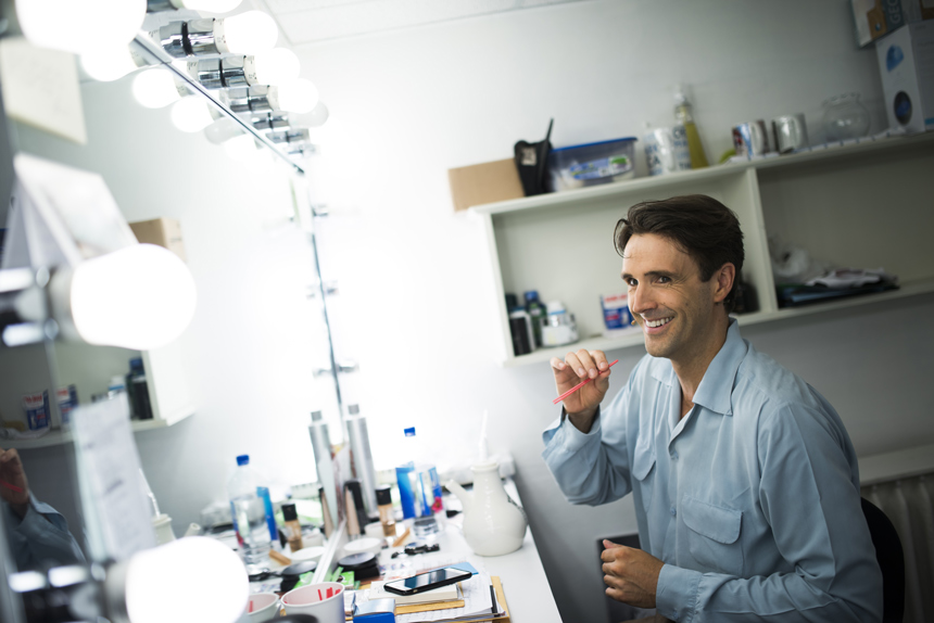 Sunset Boulevard- Broadway- Michael Xavier- Backstage-