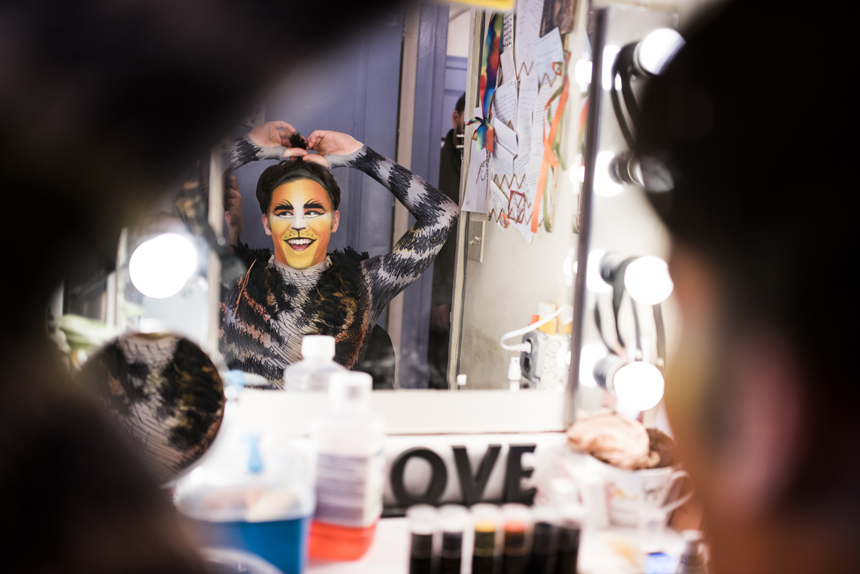 Cats- Broadway- Revival- Backstage-- Mungojerrie-Zachary Daniel Jones