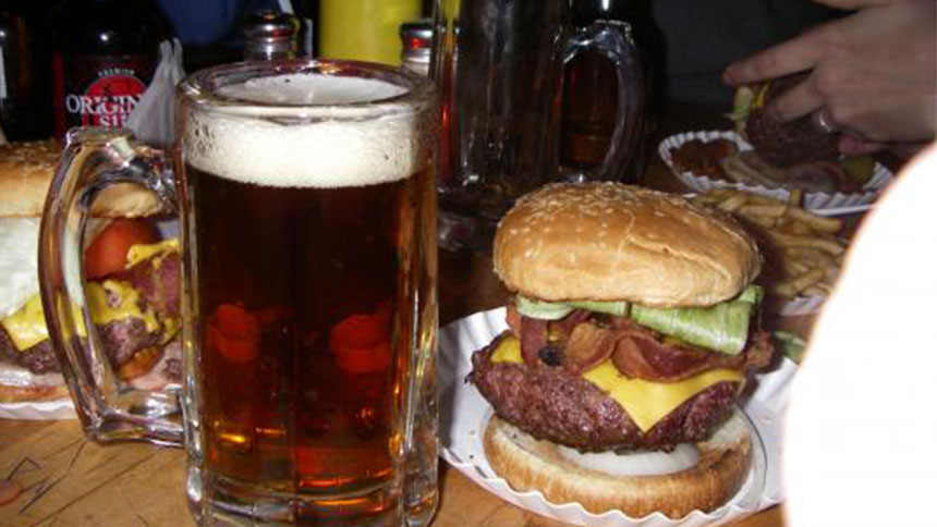 Corner Bistro burger