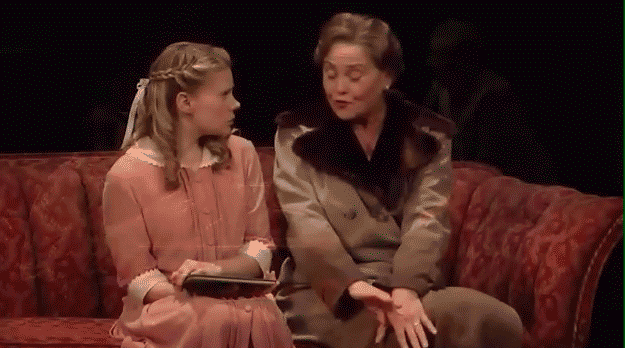 Glass Menagerie GIF- Cherry Jones- Celia Keenan-Bolger