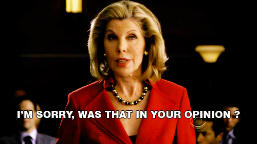 Christine Baranski- GIF- Diane Lockhart- The Good Wife