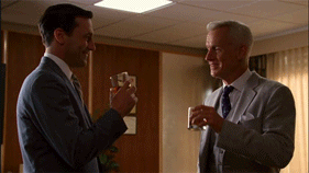 Don Draper- Drinking- GIF