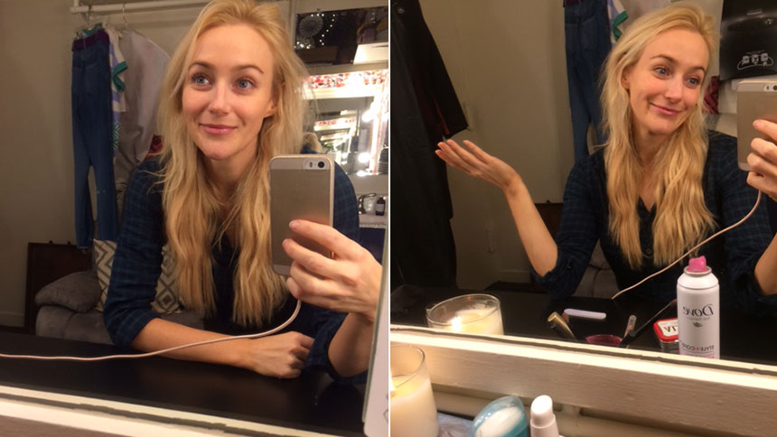 Betsy Wolfe- Falsettos- Cordelia- Dressing Room- Backstage