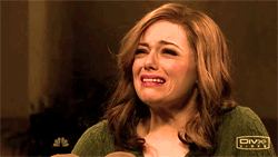 Emma Stone Crying Screaming GIF
