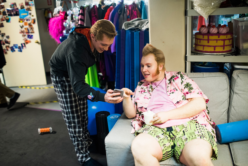 Spongebob Squarepants - Musical- Broadway-Backstage- Ethan Slater- Danny Skinner